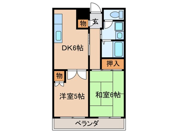 エトワールすみいちの物件間取画像